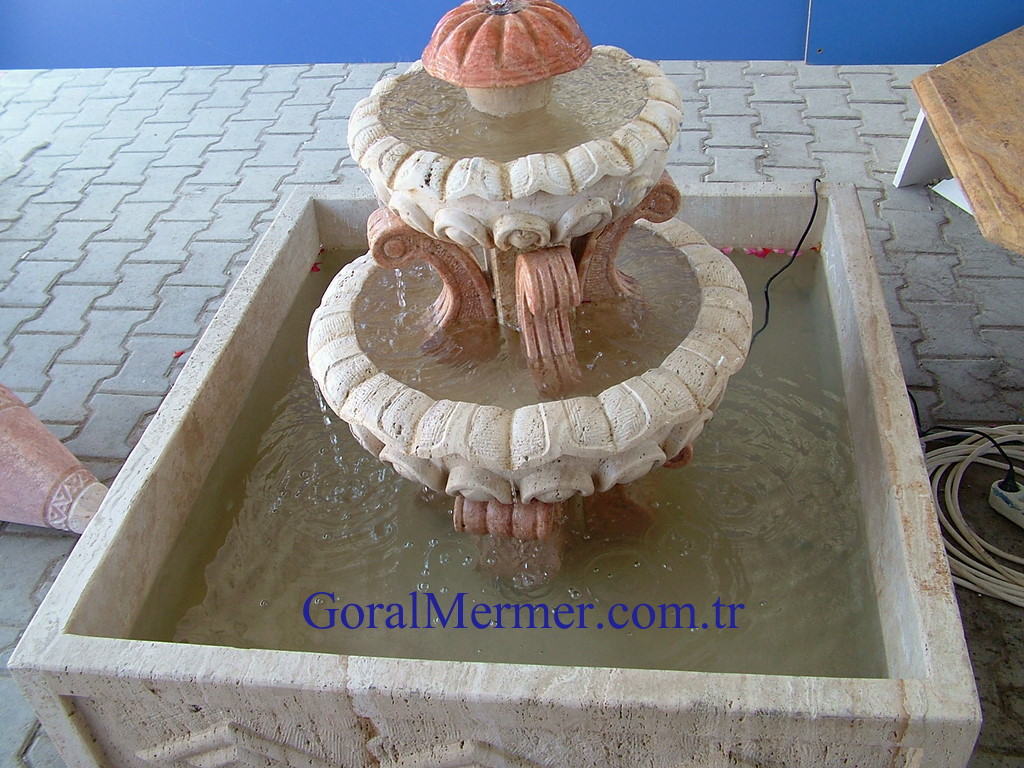 traverten fıskiye
